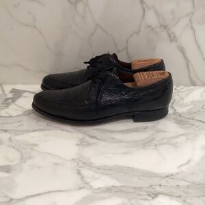 Black handmade Genuine Alligators.